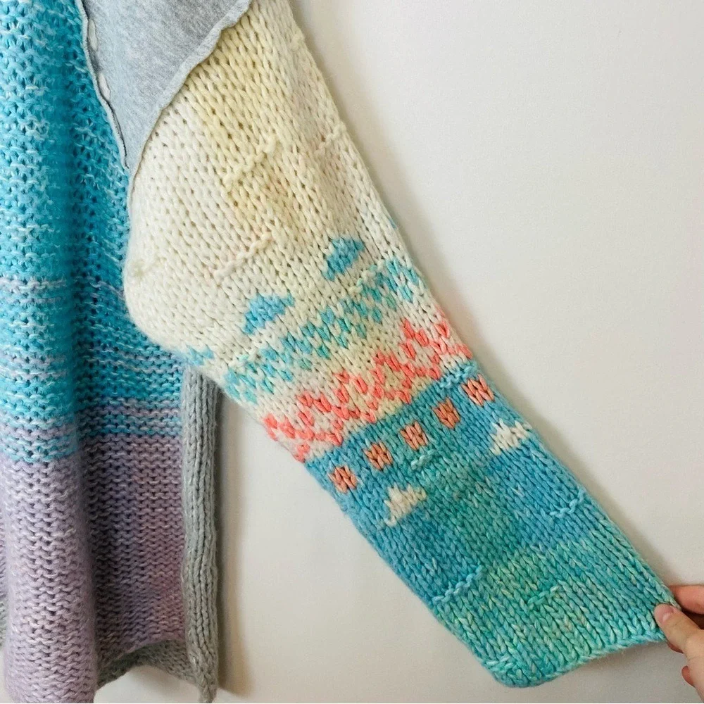 Free People‎ Polar Opposites Sweater Wool Alpaca Size Small